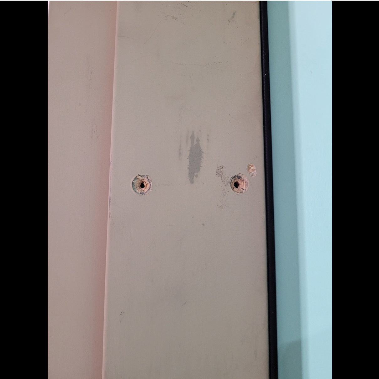 Timber Entry Door - Pre-Hung in a 2405h x 1690w Frame w/ 4 x Clear Glass *Factory 2nd* 10177