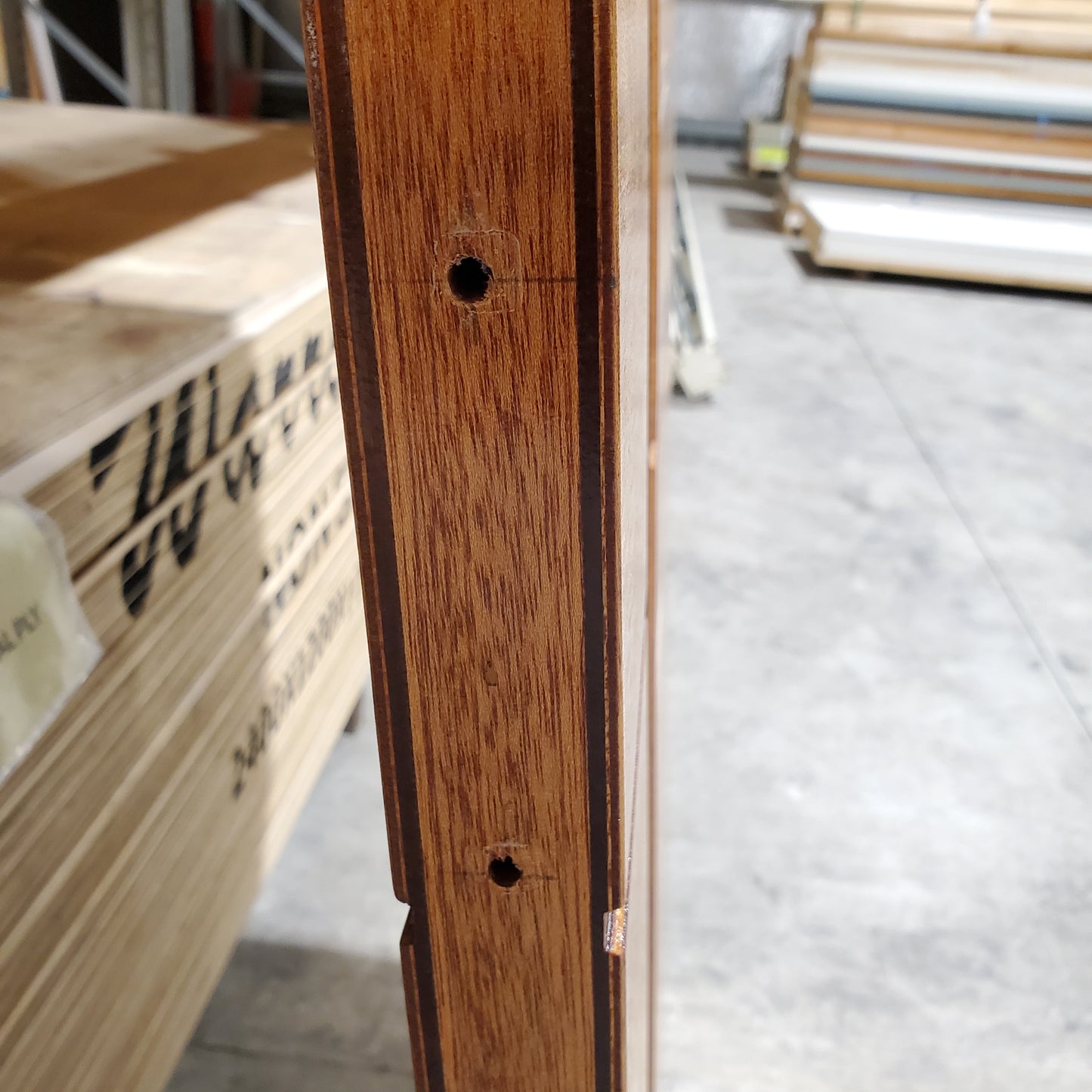 Timber Entry Door - 2035h x 820w Solid Core w/ 1 x Tinted Glass (XLR160) *Ex-Display* 10326