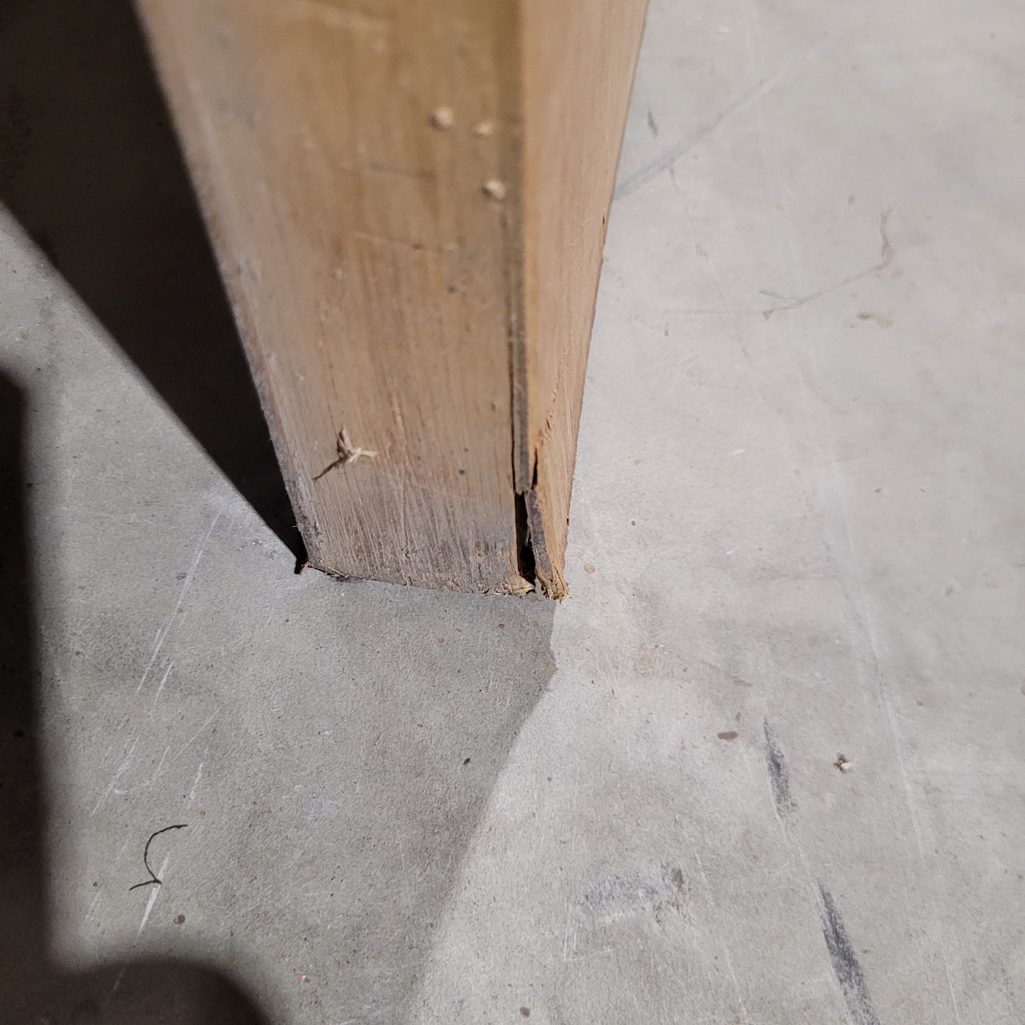 Timber Entry Door - 2340h x 1200w Solid Core w/ Routered Pattern One Side *Factory 2nd* 10410