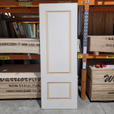 Timber Door - 2340h x 820w Solid Core Internal Door w/ Pattern Both Sides *Factory 2nd* 10463