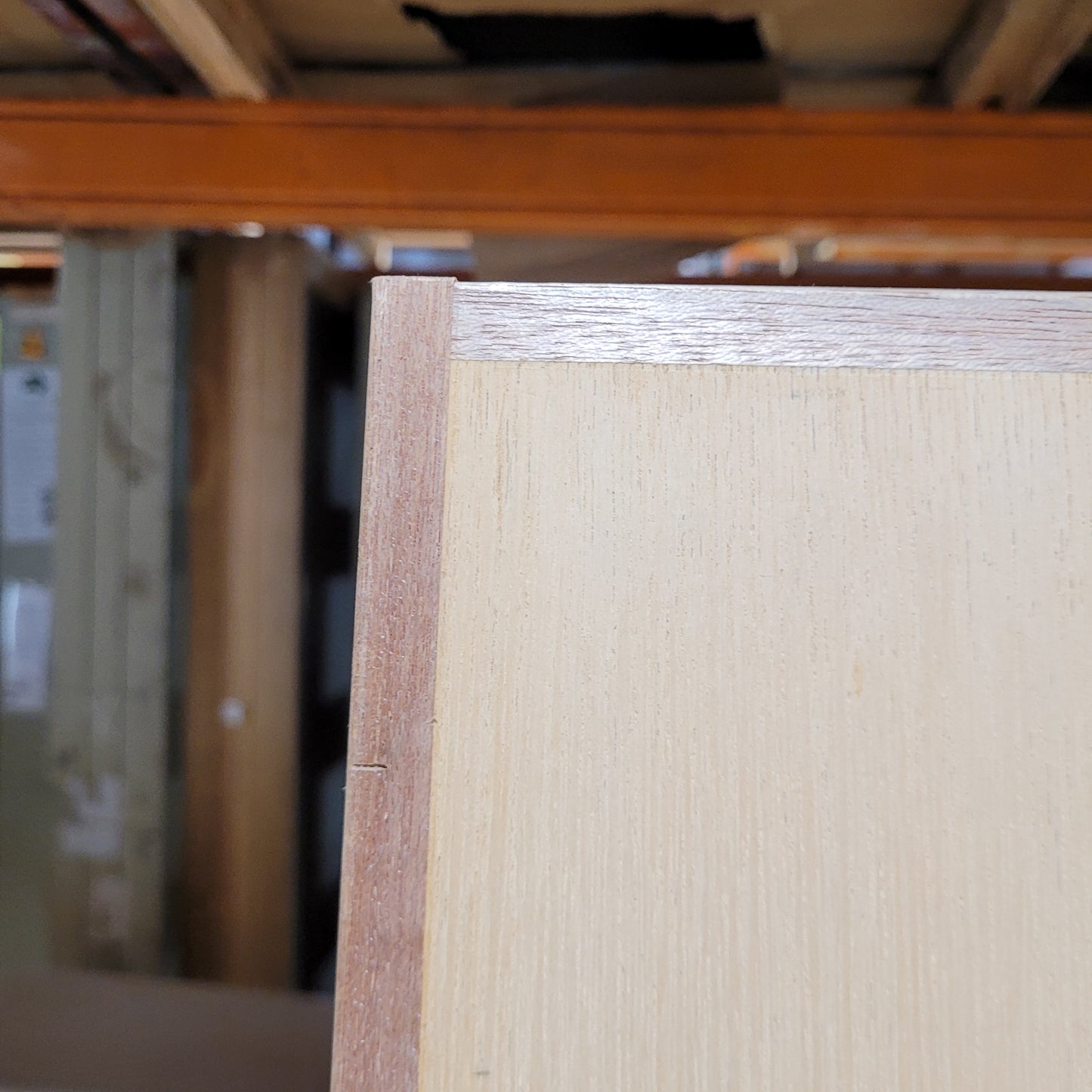 Timber Entry Door - 2040h x 820w Solid Core w/ 1 x Clear Glass *Factory 2nd* 10474