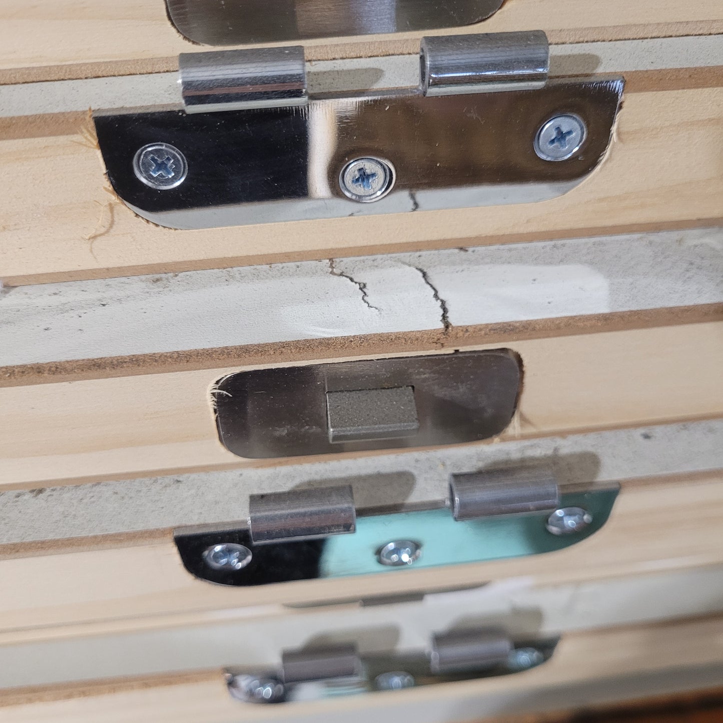 House Lot of Internal Timber Doors - 14 x Plain Hollow Doors, Various Sizes *Factory 2nds* 10538