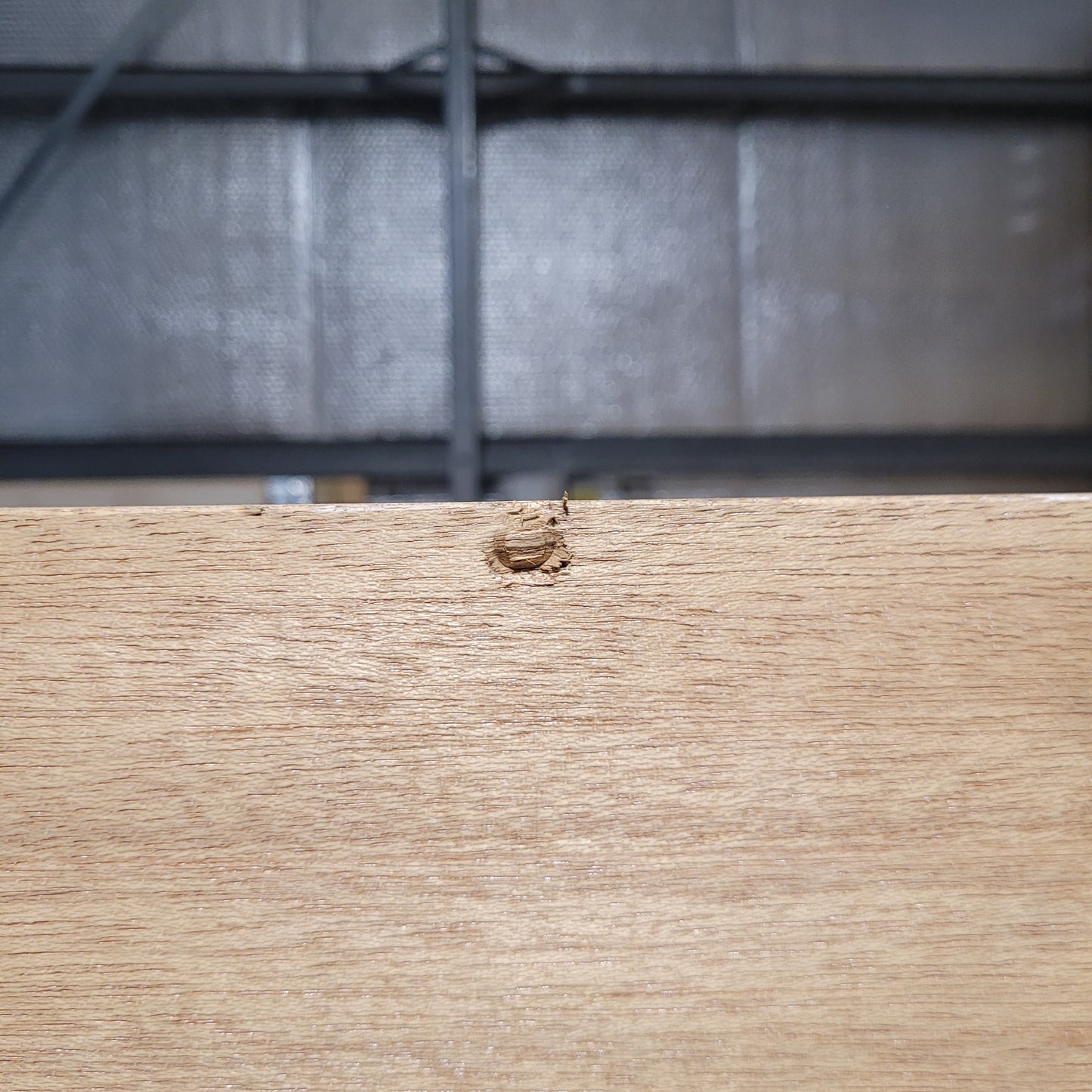 Timber Entry Door - 2340h x 1200w Solid Core w/ 5 x Obscure Glass *Factory 2nd* 10571