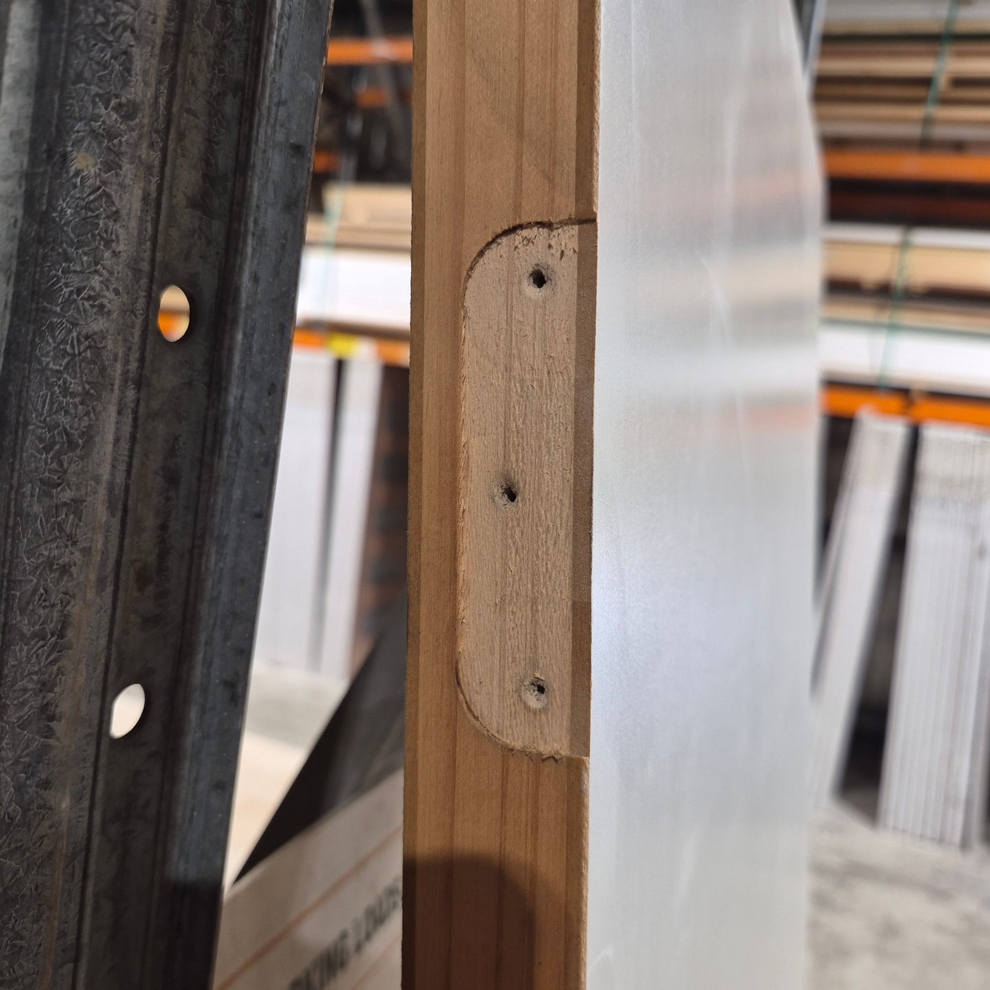 Timber Door - 2040h x 720w Plain Hollow Core Internal Door *Factory 2nd* SKU: 10596