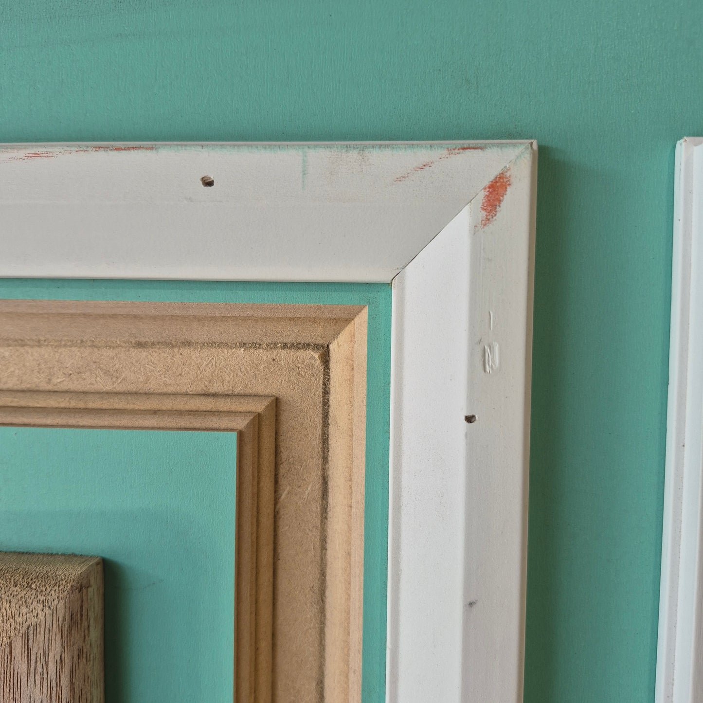 Timber Entry Door - 2040h x 820w Solid Core w/ Raised Mouldings Both Sides (XVP11) *Factory 2nd* 10598