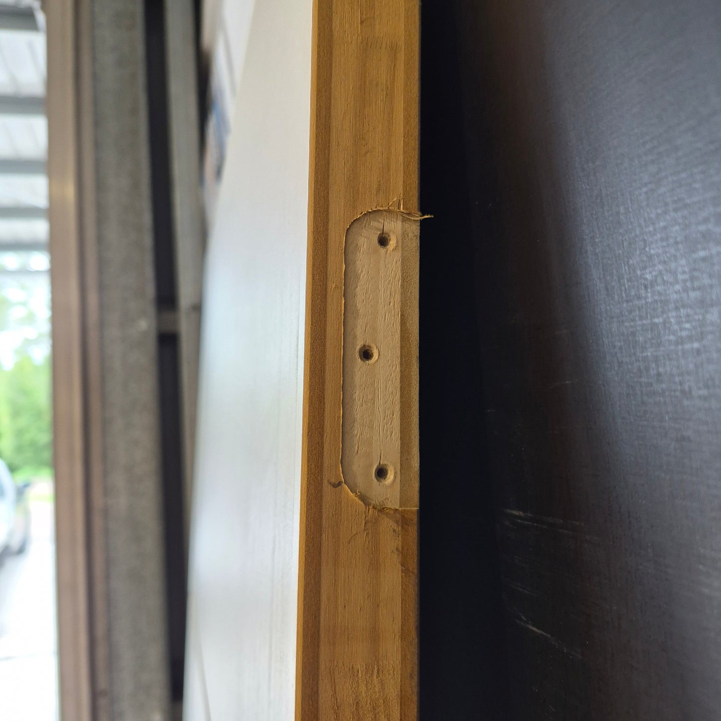 Internal Timber Door - 2340h x 820w Hollow Core Internal Door w/ Pattern (HLR240) *Factory 2nd* 10717
