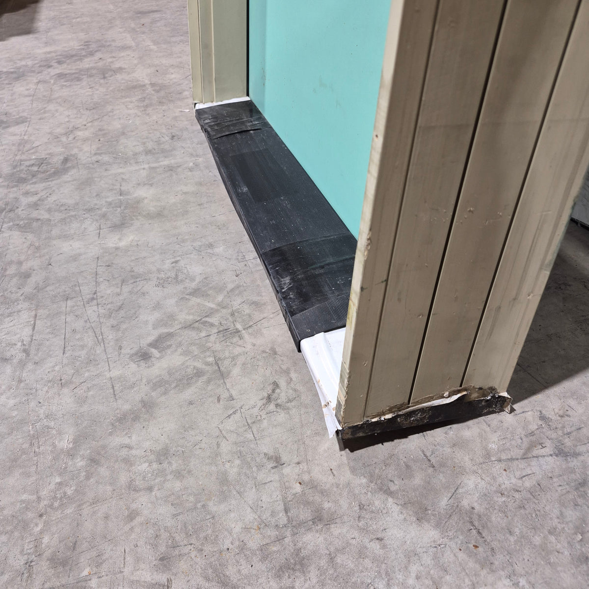 Timber Entry Door - Pre-Hung in a 2102h x 987w Frame w/ 4 x Clear Glass (XN5) *Factory 2nd* 10793