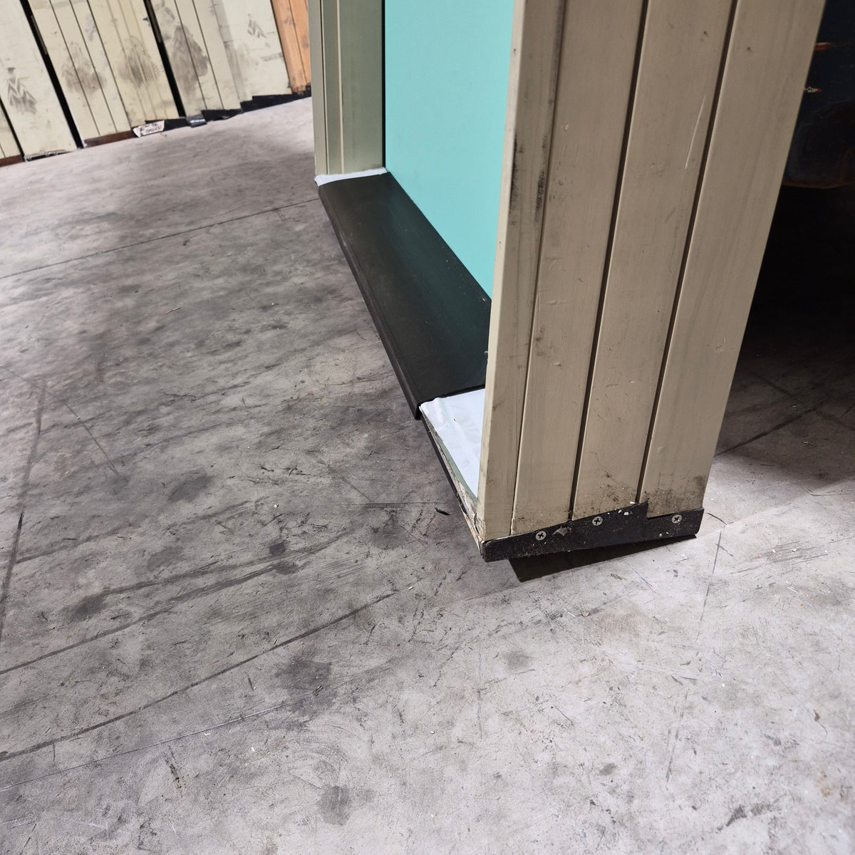 Timber Entry Door - Pre-Hung in a 2400h x 1087w Frame w/ 1 x Obscure Glass (PRU 101) *Factory 2nd* 10799