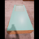 Timber Entry Door - 2340h x 870w Solid Core w/ 1 x Obscure Glass (XF3) *Factory 2nd* 20017