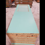 Timber Entry Door - 2340h x 870w Blockboard Core w/ 1 x Obscure Glass (XF3) *Factory 2nd* 20018