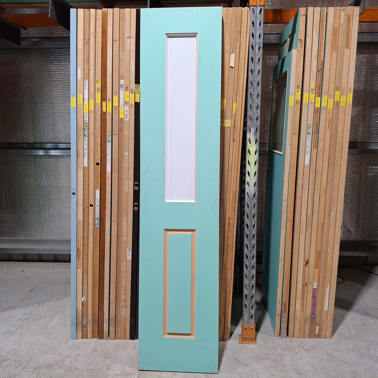 Sidelite - 2340h x 520w Solid Core External Sidelite w/ 1 x Mirror Glass *Factory 2nd* SKU: 20255