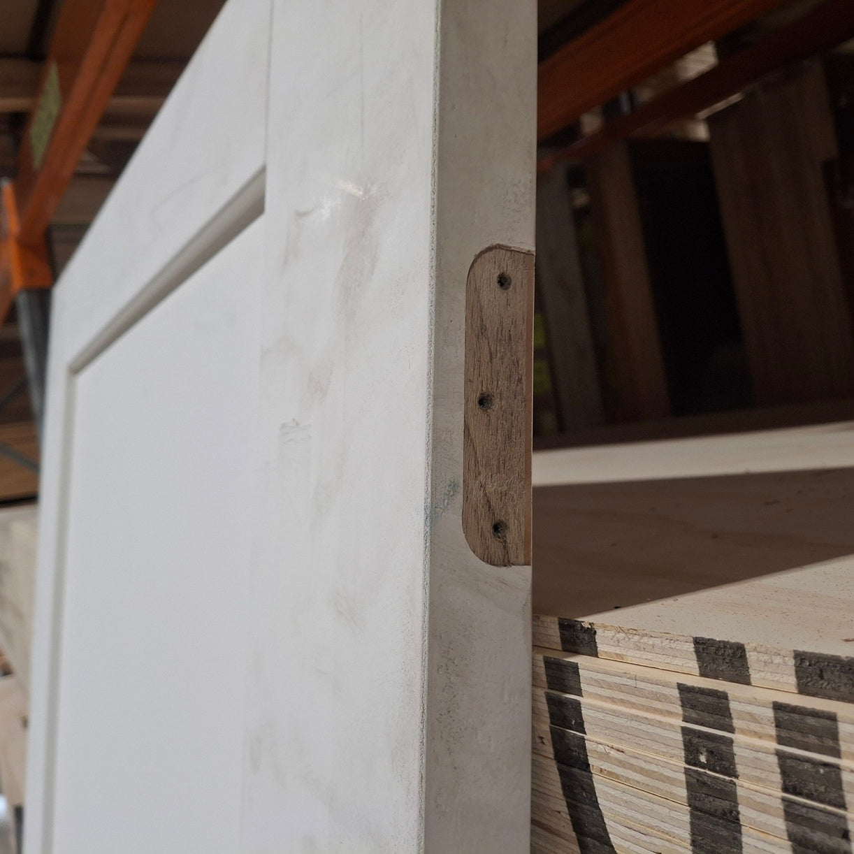 Timber Door - 2040h x 870w Solid Core Internal w/ 2 x Infill Panels (PMOD8) *Factory Second* 20373