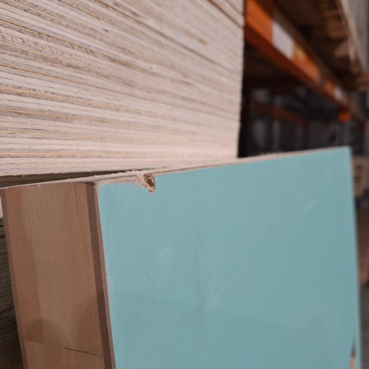 Timber Entry Door - 2040h x 820w Solid Core w/ 4 x Clear Glass (PSLM 204) *Factory Second* 20379