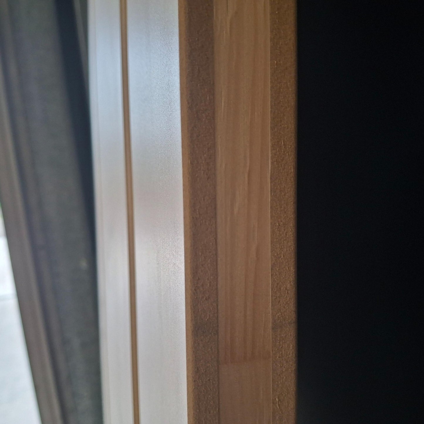 Timber Door - 2340h x 620w Semi-solid Core w/ Routered Pattern (PBAL 2) *Factory 2nd* 20414