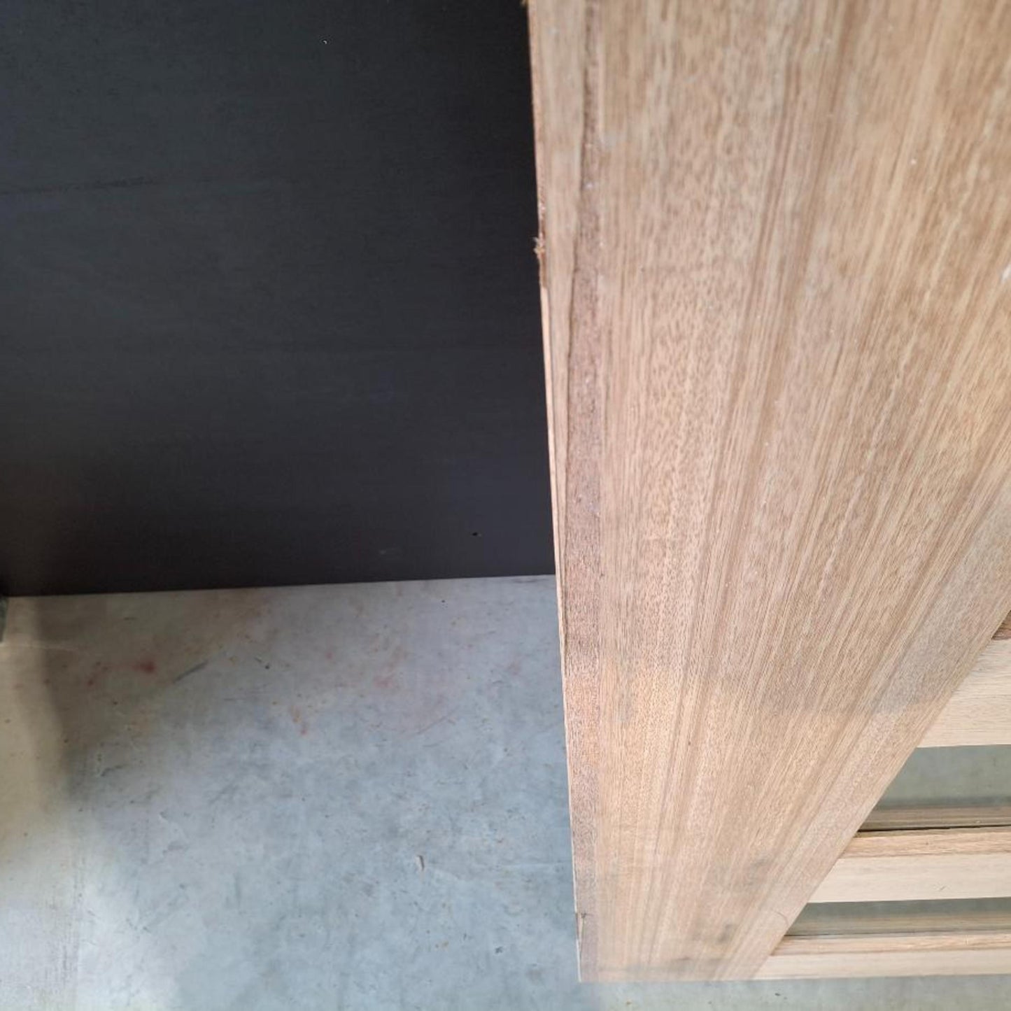 Timber Entry Door - 2040h x 1200w Solid Core w/ 6 x Clear Glass (XS26) *Factory 2nd* 20431
