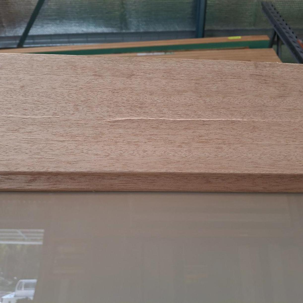 Timber Entry Door - 2340h x 1200w Solid Core w/ 4 x Obscure Glass (XS24) *Factory 2nd* 20435