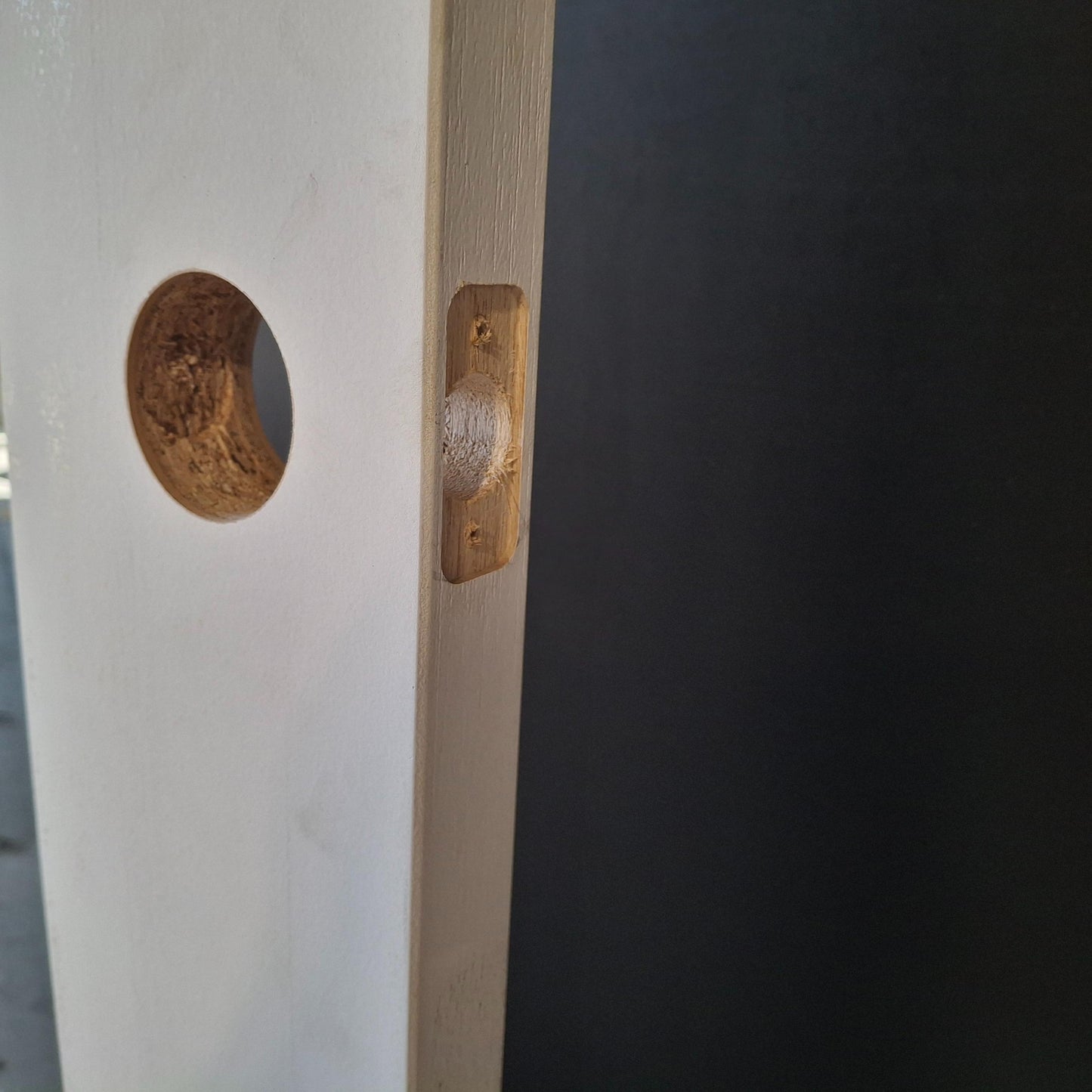 Timber Door - 2340h x 920w Solid Core Internal Door w/ 1 x Clear Glass (HAM1) *Factory 2nd* 20475