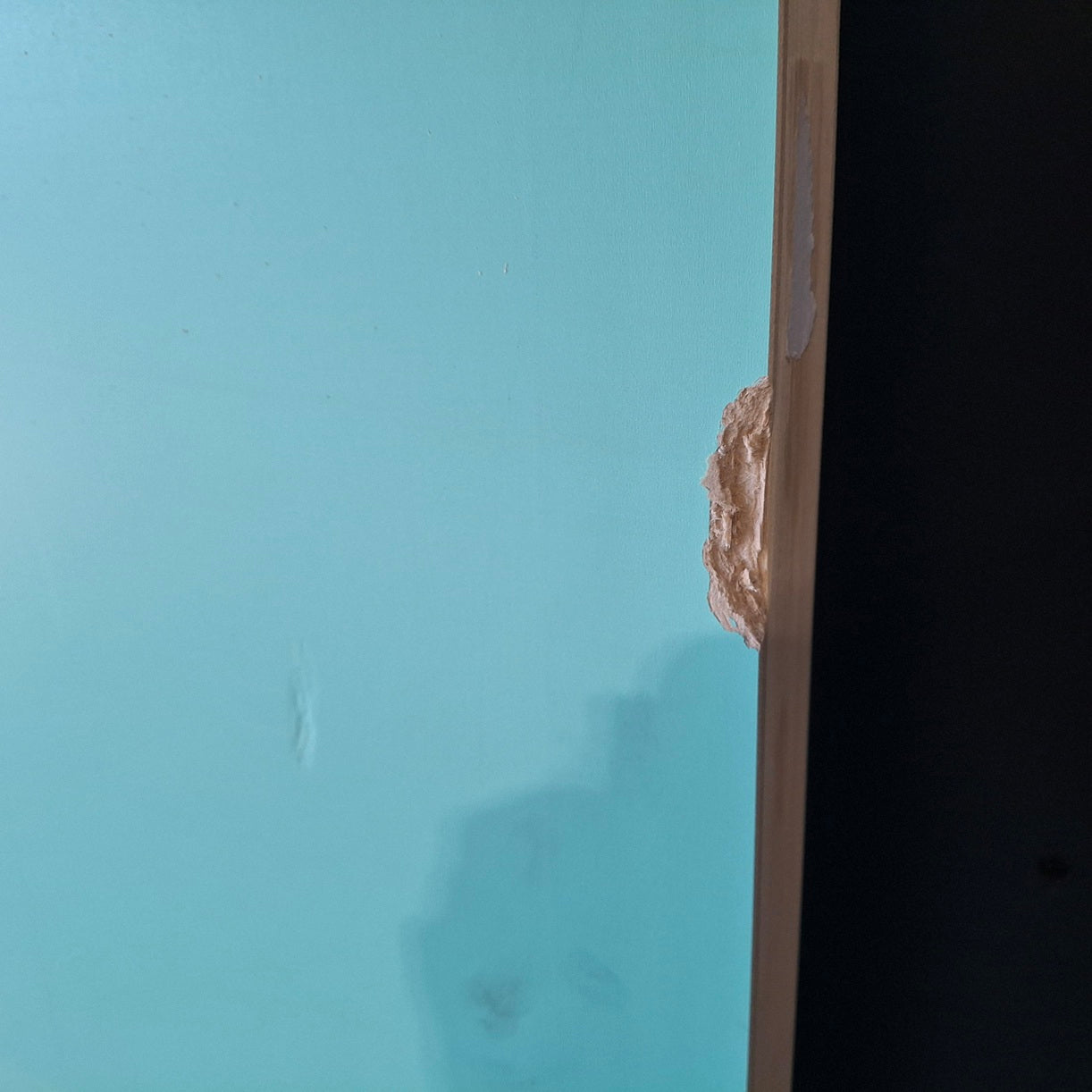 Timber Entry Door - 2037h x 870w Solid Core Door w/ One-side Pattern (Damaged) *Factory 2nd* 20503