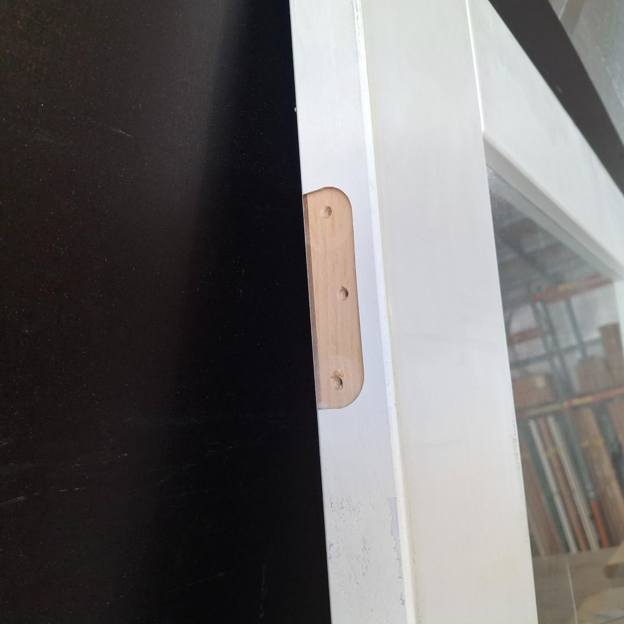 Timber Door - 2340h x 870w Solid Core Internal Door w/1 x Clear Glass (PMOD1GC) *Factory 2nd* 20509