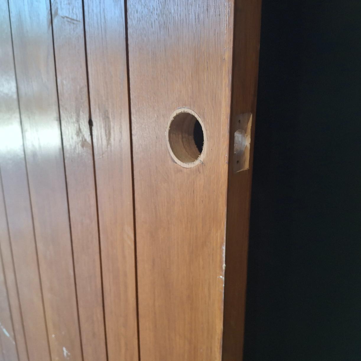 Timber Entry Door - 2340h x 1200w Solid Core Door w/ Pattern (ELEMWS A1) *Factory 2nd* 20511