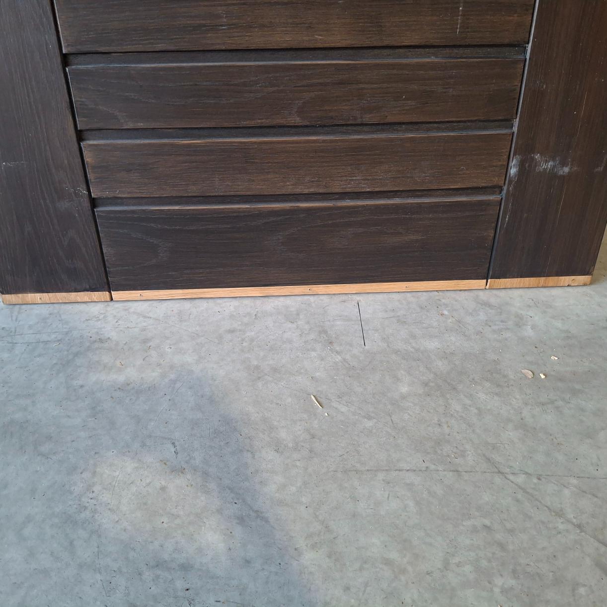 Timber Entry Door - 2040h x 1020w Solid Core Door w/ Pattern (AWOWS 19H) *Factory 2nd* 20512