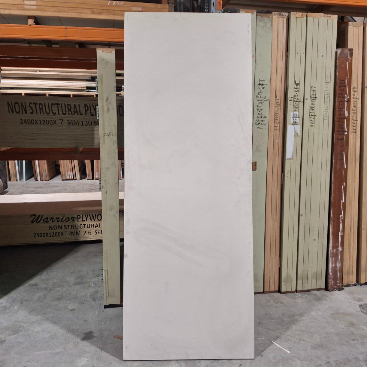 Timber Door - 2330h x 870w Hollow Core Internal Plain Timber Door *Factory 2nd* 20534