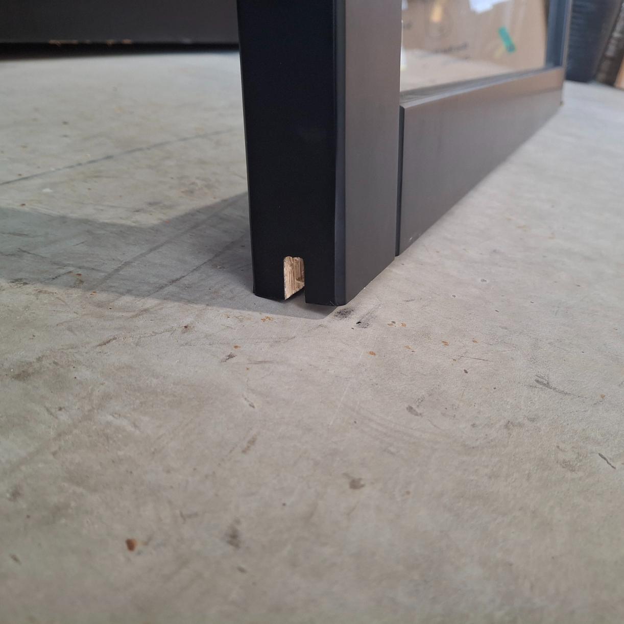 Timber Door - 2340h x 920w Solid Core Internal w/ 4 x Clear Glass (BHAT10GC) *Factory 2nd* 20545