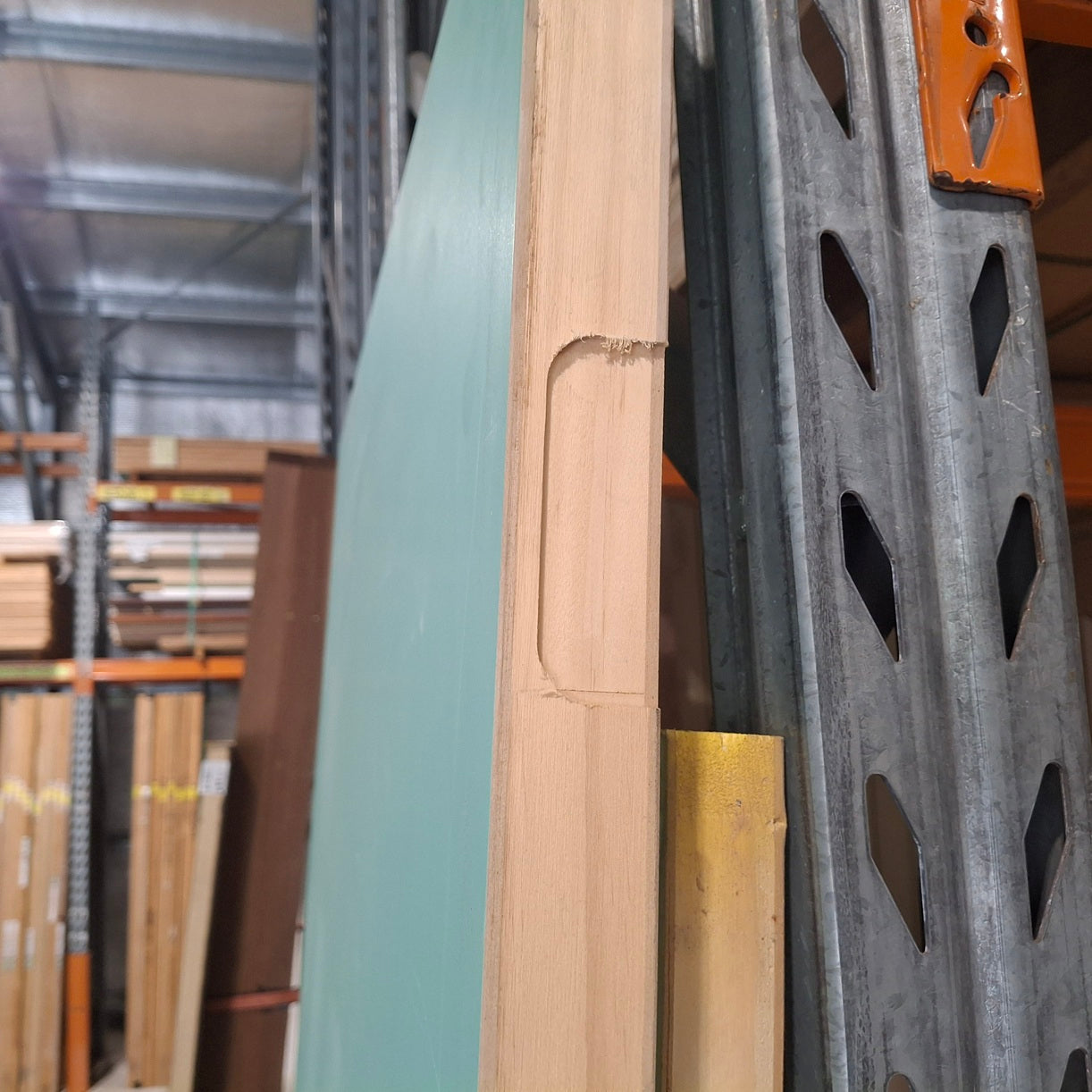 Timber Entry Door - 2340h x 870w Solid Core Door Plain *Factory 2nd* 20561