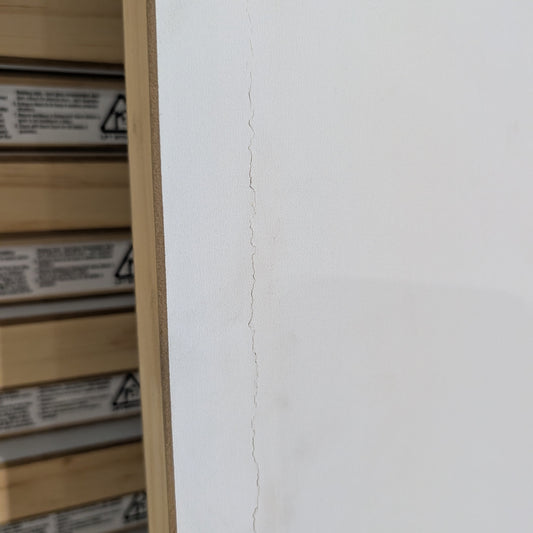 Timber Door - 2040h x 870w Plain Hollow Internal Timber Door *Factory 2nd* 20626