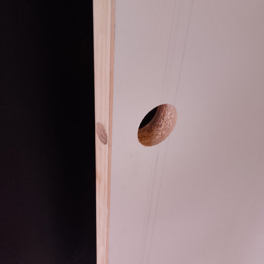 Timber Door - 2040h x 820w Plain Hollow Internal Timber Door *Factory 2nd* 20627