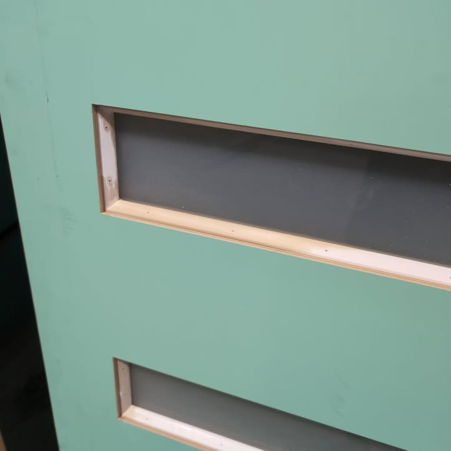 French Door 2 x 2040h x 807w Solid Core w/ 6 x Obscure (frosted) Glass in each (XN6) *Factory Second* 30120