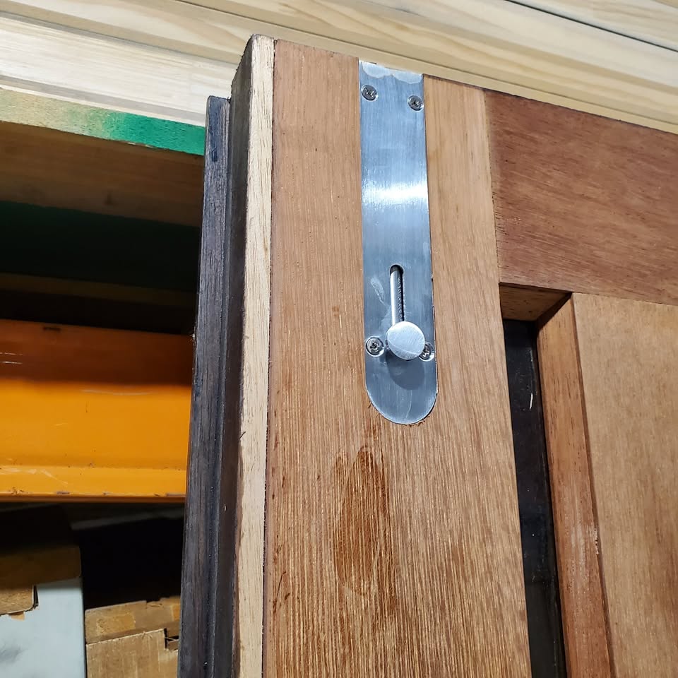 Timber Entry Door - 2340h x 820w Solid Core w/ 5 x Clear Glass *Factory Second* 30271