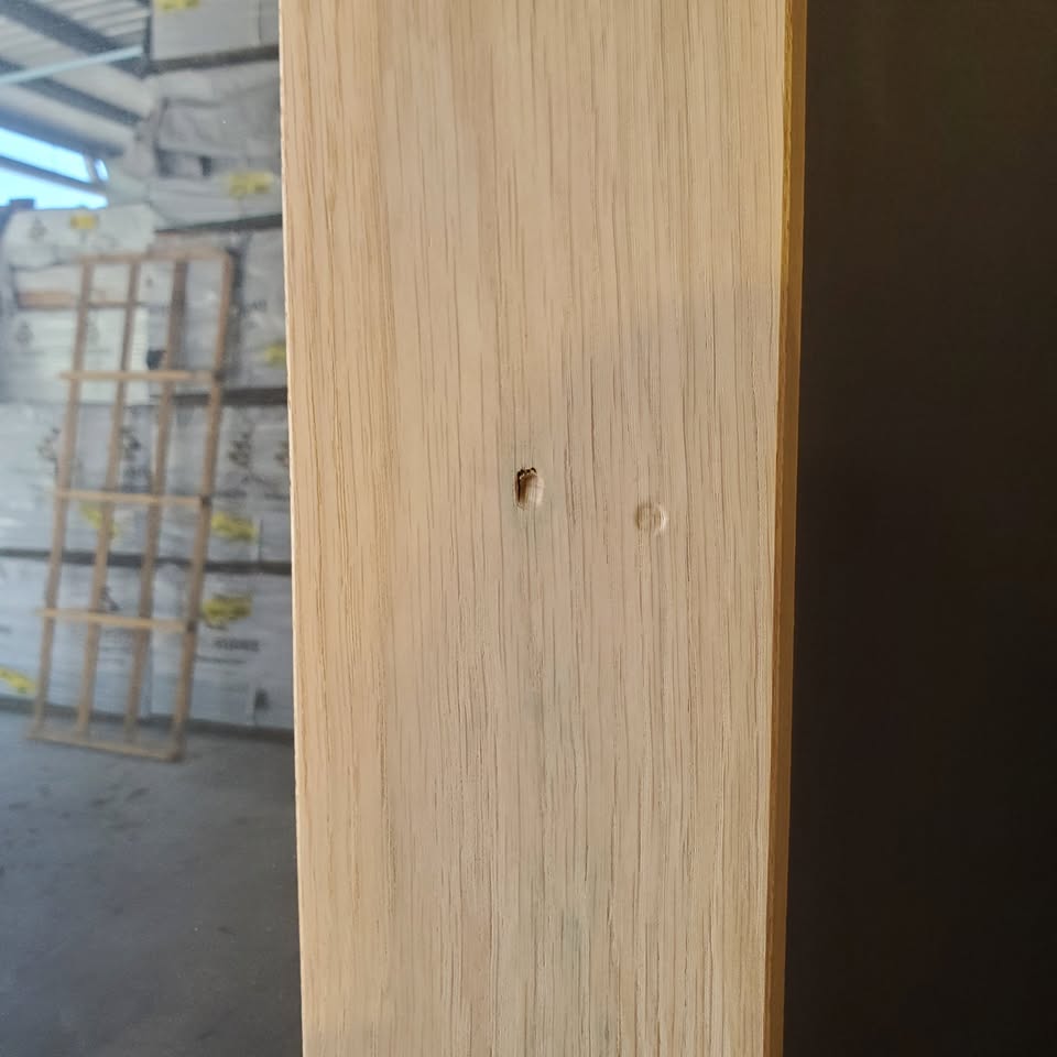 Internal Timber Door - 2340h x 720w Solid Core w/ 1 X Clear Glass (AWO21) *Factory Second* 30467