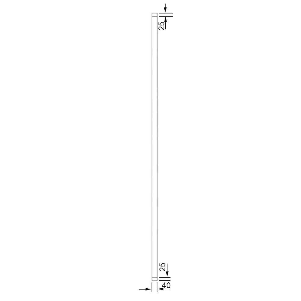 Timber Entry Door - 2040h x 1200w Solid Core w/ 5 x Vertical Obscure (Frosted) Glass *New* 40026