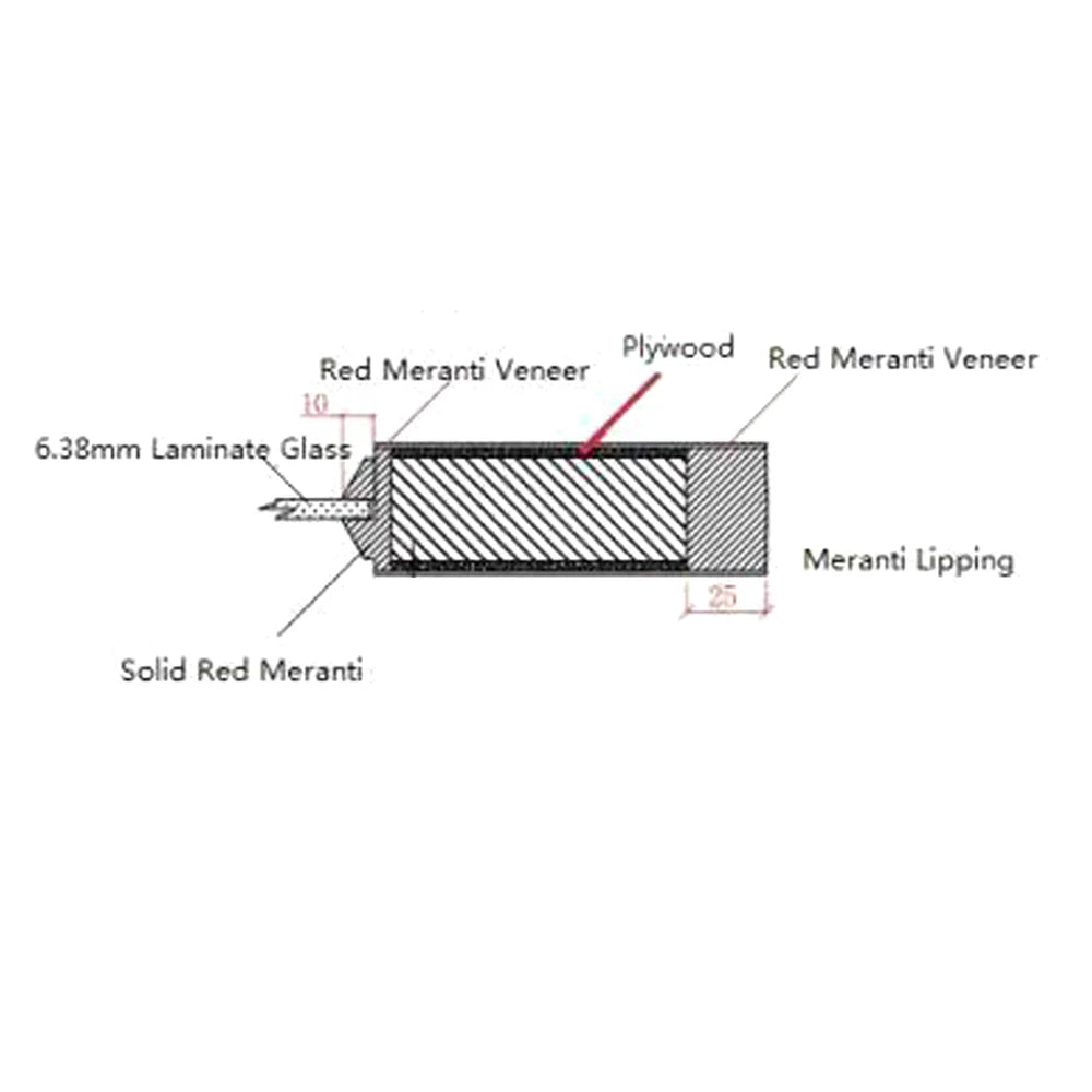 Timber Entry Door - 2040h x 1200w Solid Core w/ 5 x Vertical Obscure (Frosted) Glass *New* 40026