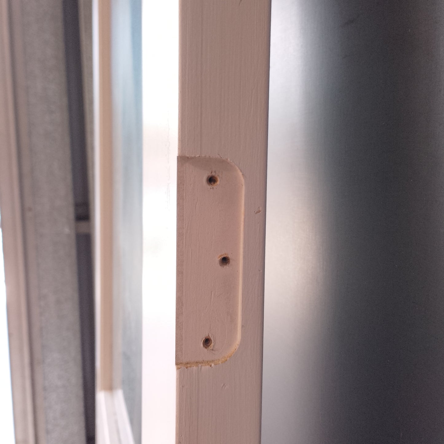 External Timber Door - 2340h x 820w Solid Core w/ 1 X Clear Glass *Factory Second* 30527