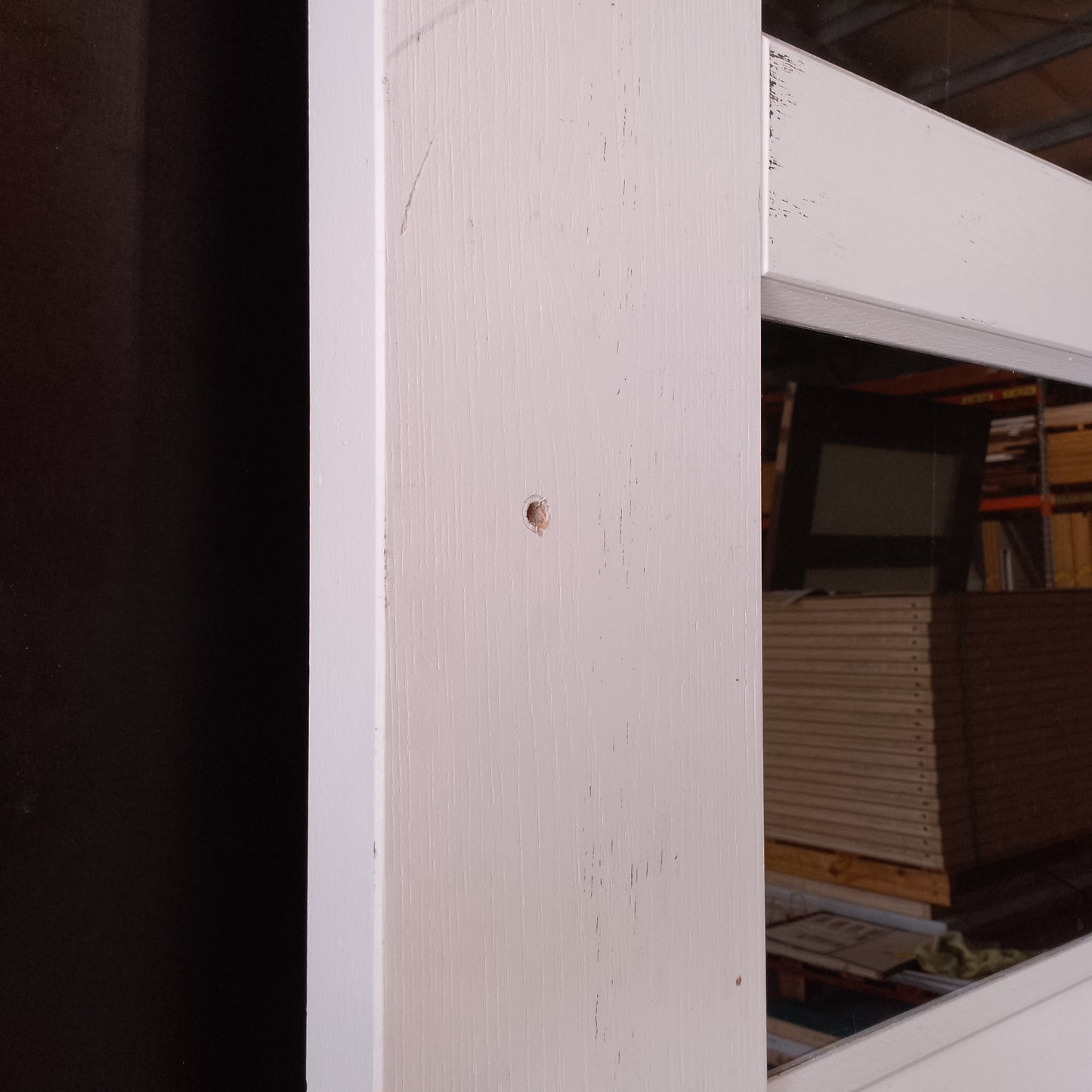 External Timber Door - 2340h x 1200w Solid Core w/ 5 X Clear Glass (AWOWS5G) *2nd Hand* 30536