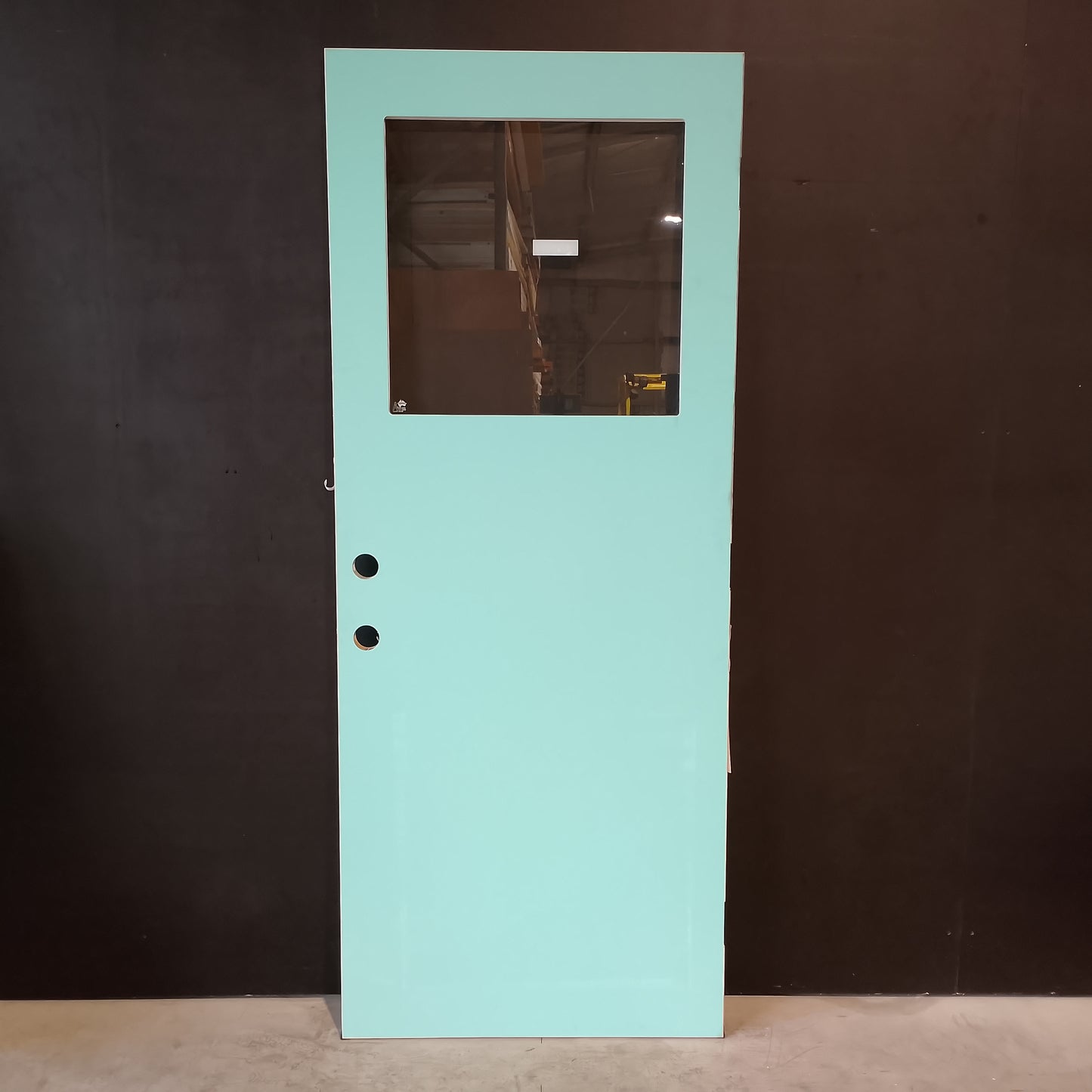 External Timber Door - 2040h x 820w Hollow Core w/ 1 X Clear Glass (XF1) *Factory 2nd* 30645
