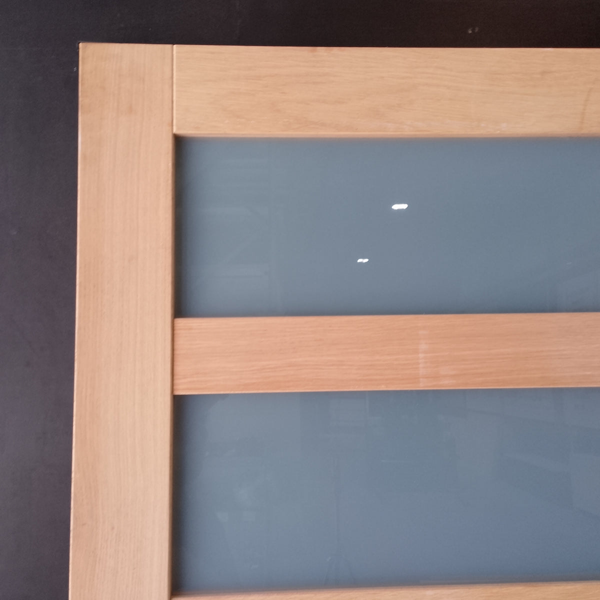 Internal Timber Door - 2340h x 870w Semi-solid Core w/ 7x Obs Glass (AMOD11GT) *Factory 2nd* 30683