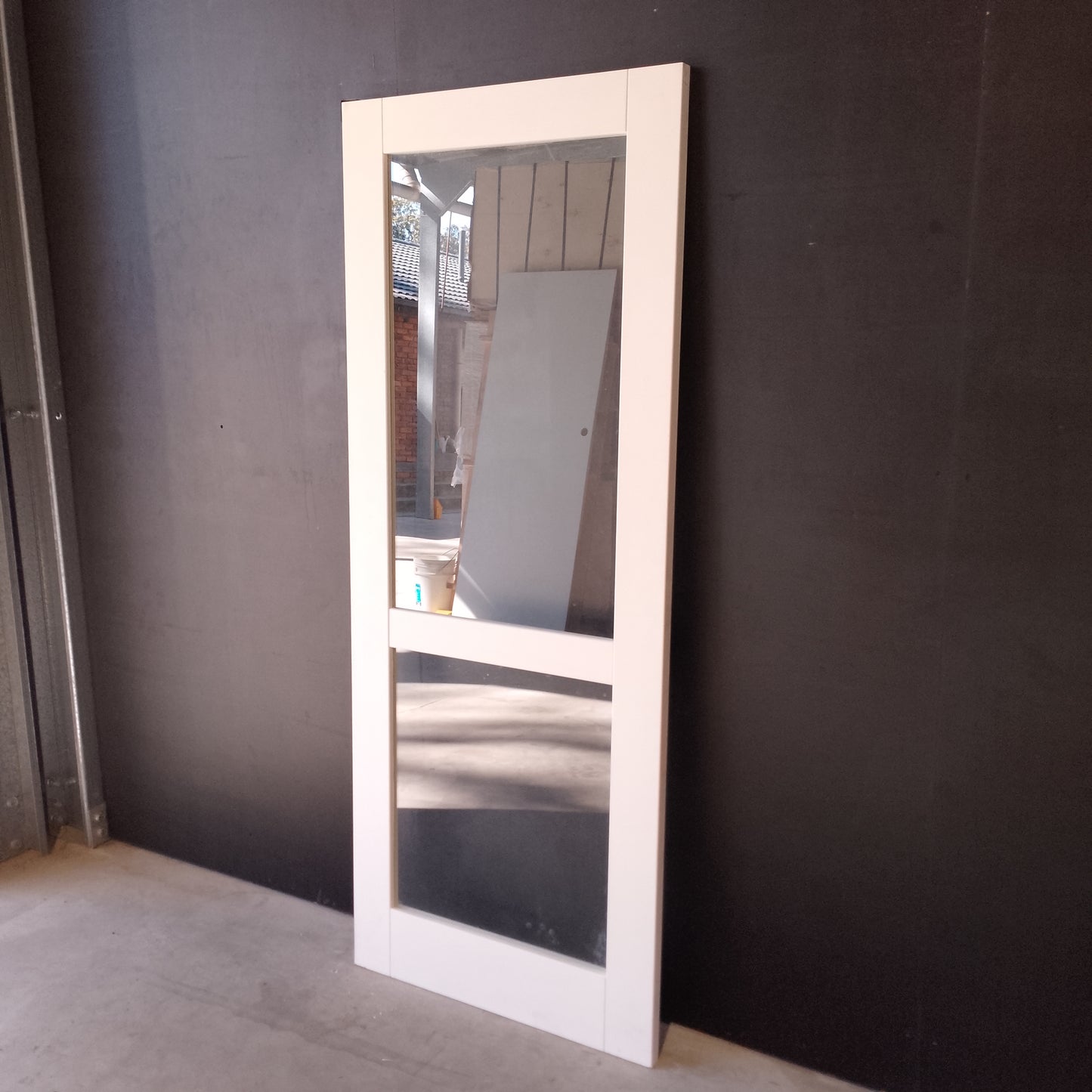 Internal Timber Door - 2040h x 820w Semi-solid Core w/ 1 X Clear Glass (PMOD8GC) *Factory 2nd* 30705