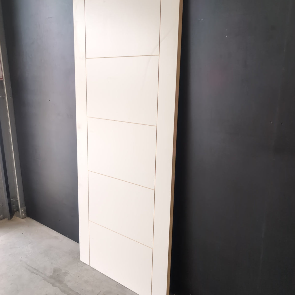 Internal Timber Door - 2040h x 870w Hollow Core w/ Pattern (DECO 13S) *Factory 2nd* 30780