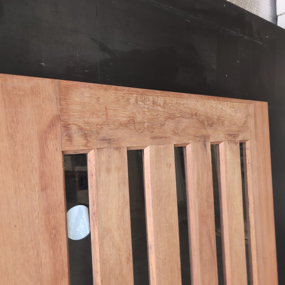External Timber Door - 2340h x 1200w Solid Core w/ 5x Clear Glass (INFWS 5VG) *Factory 2nd* 30813