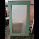 Timber Entry Door - 2040h x 1200w Solid Core w/ 1 x Obscure Glass (NEX100) *Factory 2nd* 10122