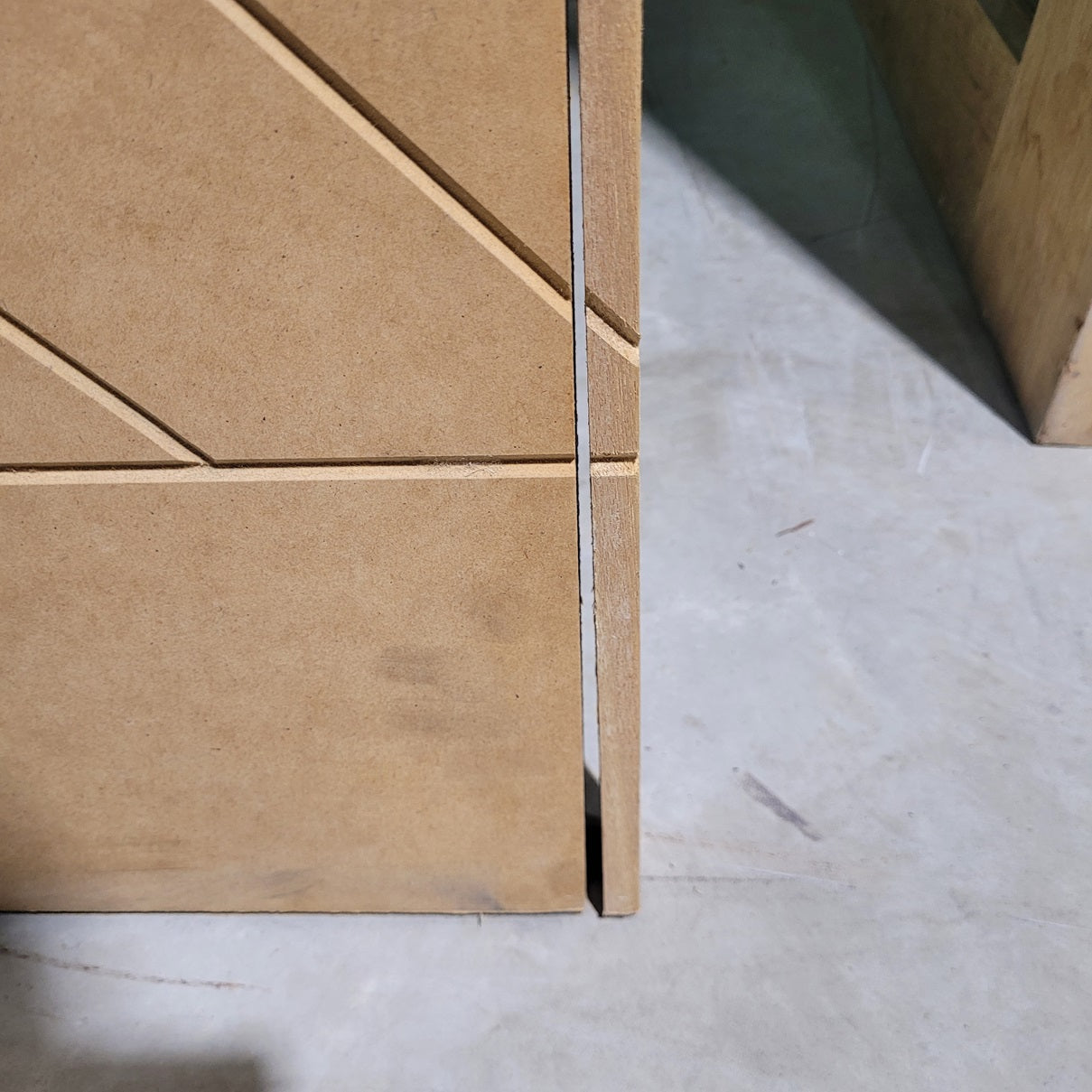 Barn Door - 1980h x 810w Solid Core Interior Door w/ Pattern *Factory 2nd* SKU: 10289