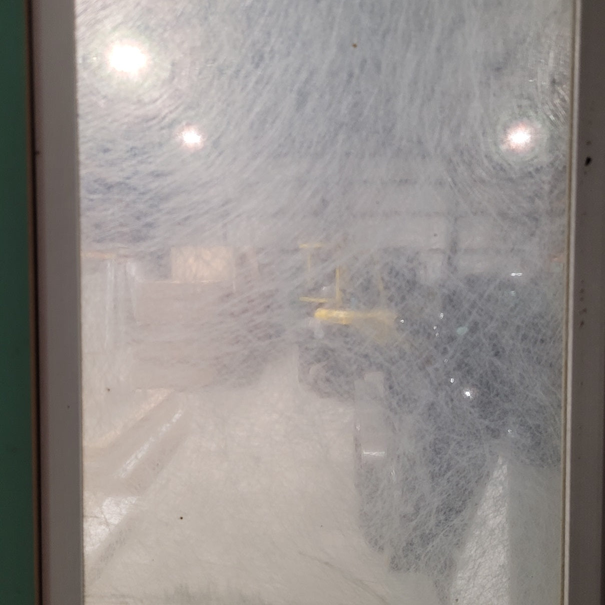 Sidelite -2340h x 347w Solid Core External Sidelite w/ 1 x Rice Paper Glass *Factory 2nd* SKU: 10293