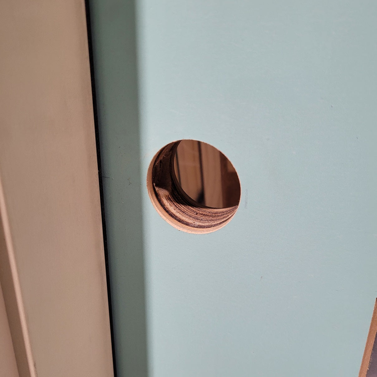 Timber Entry Door - Pre-Hung in a 2400h x 1310w Frame w/ 4 x Obscure Glass *Factory 2nd* 10299