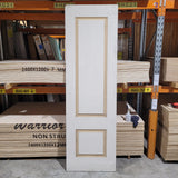 Timber Door - 2340h x 720w Solid Core Internal Door w/ Pattern Both Sides *Factory 2nd* 10462
