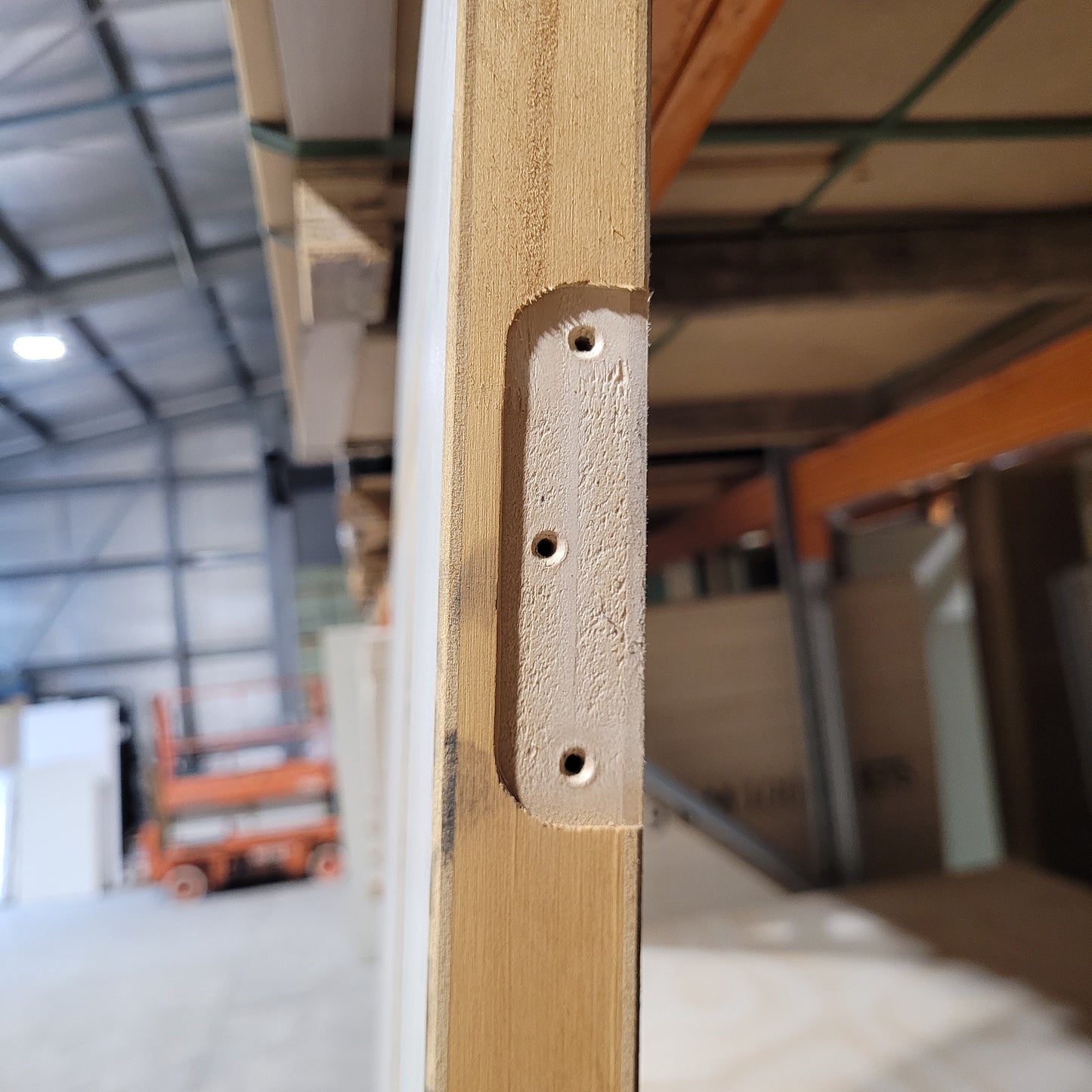 Timber Door - 2340h x 720w Solid Core Internal Door w/ Pattern Both Sides *Factory 2nd* 10462