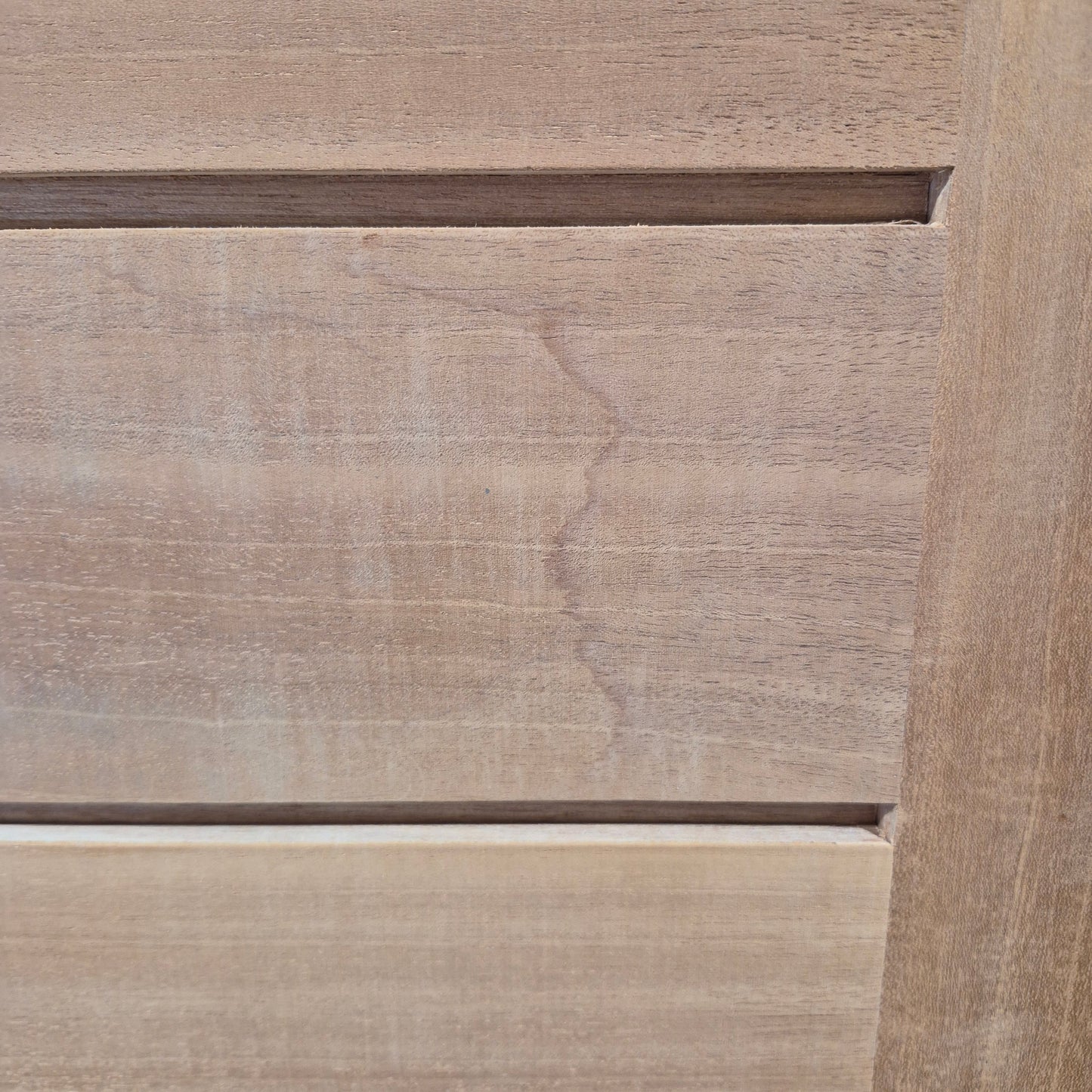 Timber Entry Door - 2040h x 1200w Solid Core w/ 1 x Obscure Glass *Factory 2nd* 10469