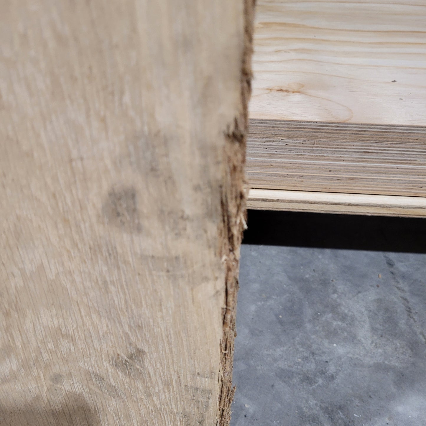 Timber Entry Door - 2340h x 1200w Solid Core w/ 5 x Obscure Glass *Factory 2nd* 10477